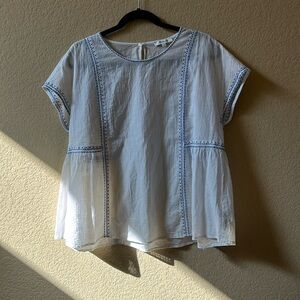 Madewell Embroidered Top
